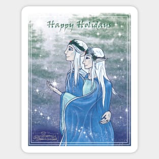 Christmas Elves Sticker